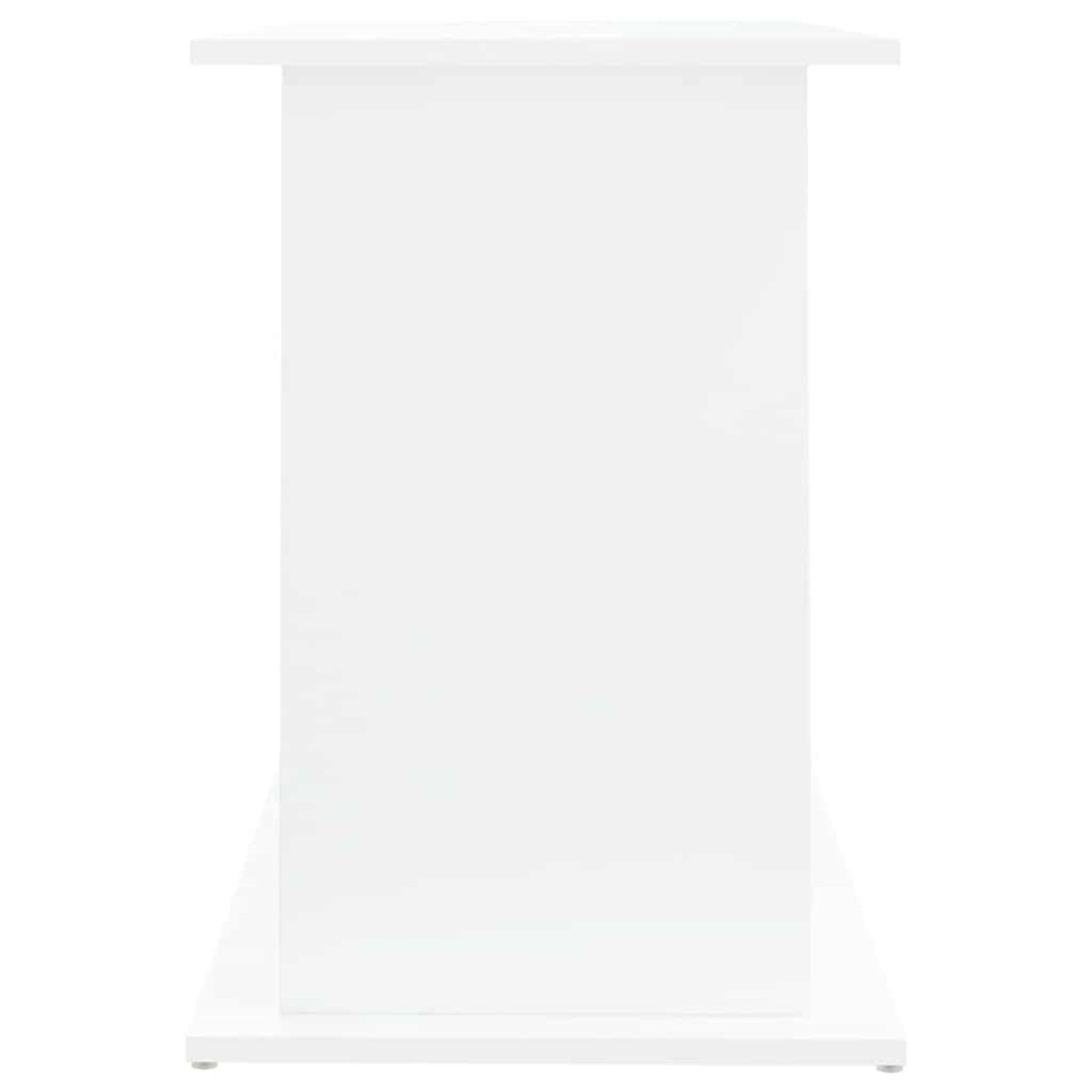 vidaXL Βάση Ενυδρείου Λευκή 101 x 41 x 58 εκ. από Επεξεργασμένο Ξύλο