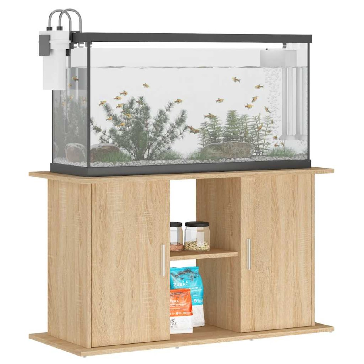 vidaXL Βάση Ενυδρείου Sonoma Δρυς 101x41x58 εκ. από Επεξεργασμένο Ξύλο