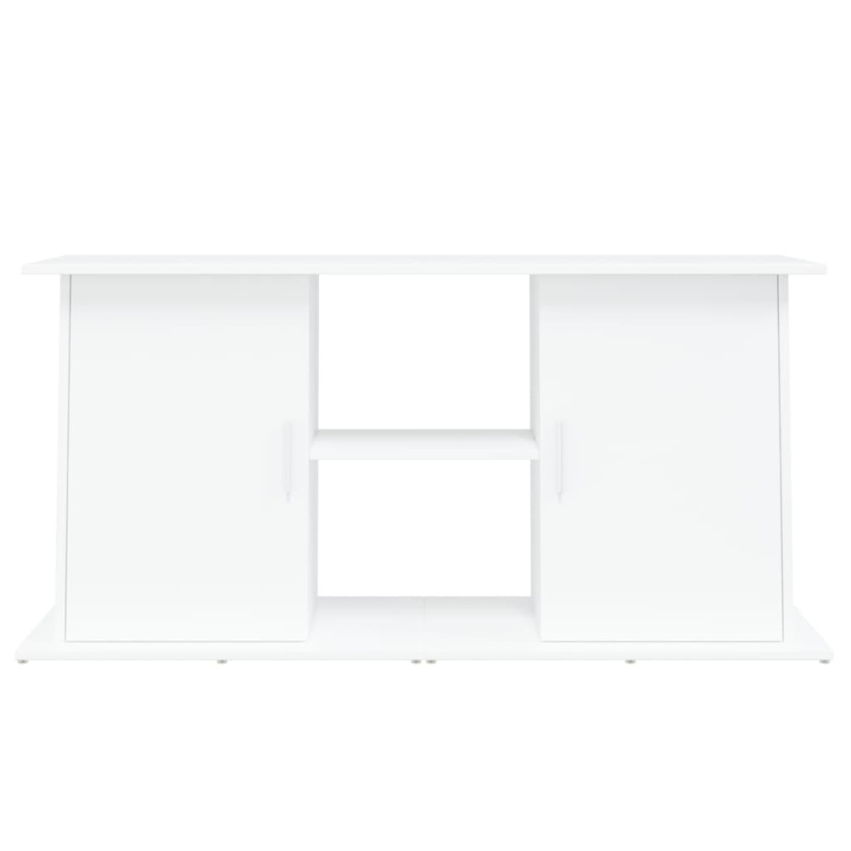 vidaXL Βάση Ενυδρείου Λευκή 121 x 41 x 58 εκ. από Επεξεργασμένο Ξύλο