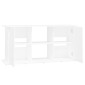 vidaXL Βάση Ενυδρείου Λευκή 121 x 41 x 58 εκ. από Επεξεργασμένο Ξύλο