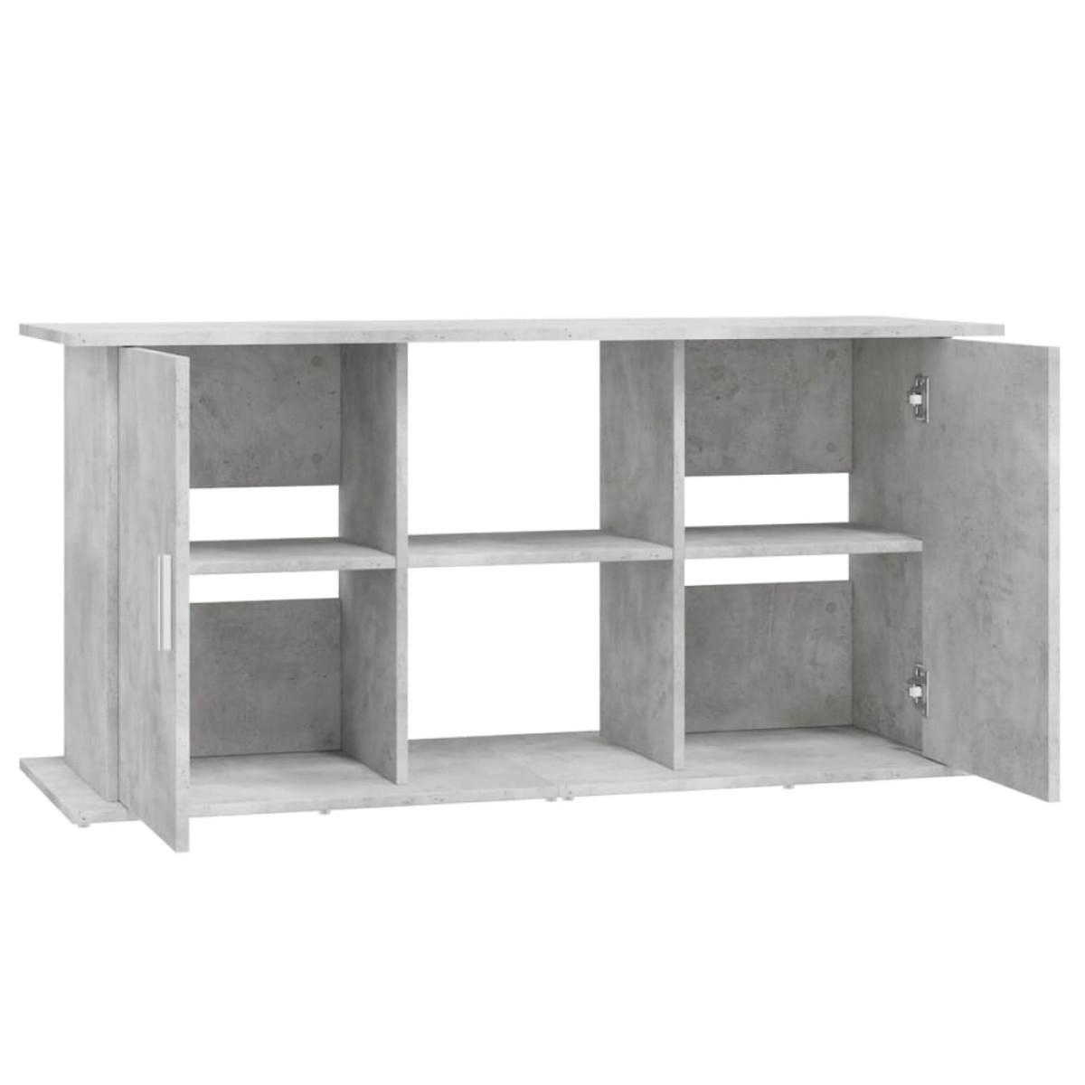 vidaXL Βάση Ενυδρείου Γκρι Σκυροδ. 121x41x58 εκ. Επεξεργασμένο Ξύλο