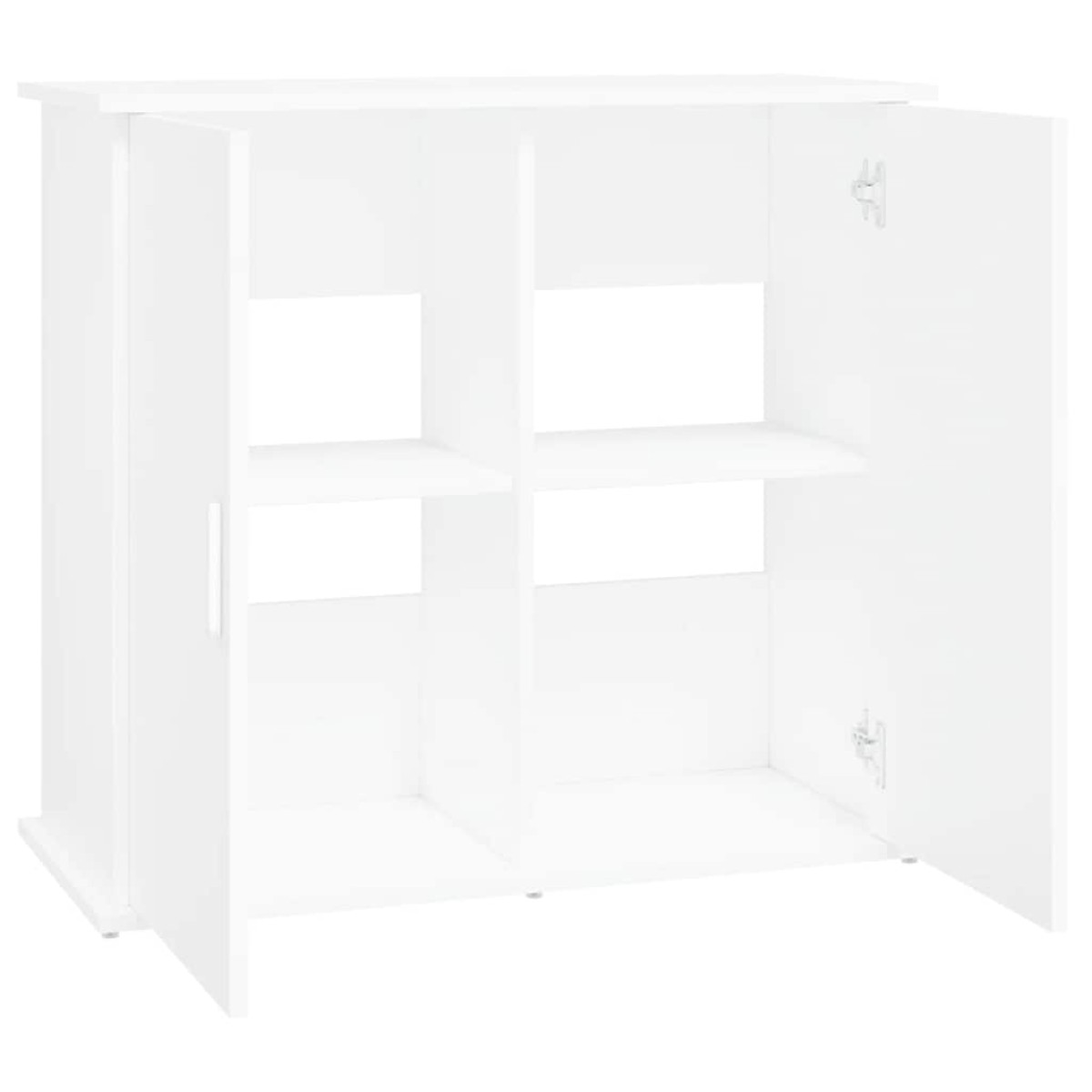 vidaXL Βάση Ενυδρείου Λευκή 81 x 36 x 73 εκ. από Επεξεργασμένο Ξύλο