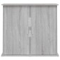 vidaXL Βάση Ενυδρείου Γκρι Sonoma 81x36x73 εκ. από Επεξεργασμένο Ξύλο
