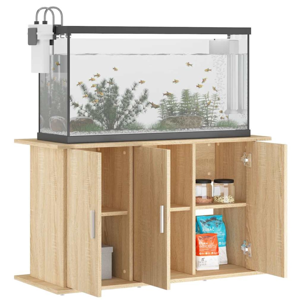 vidaXL Βάση Ενυδρείου Sonoma Δρυς 101x41x58 εκ. από Επεξεργασμένο Ξύλο