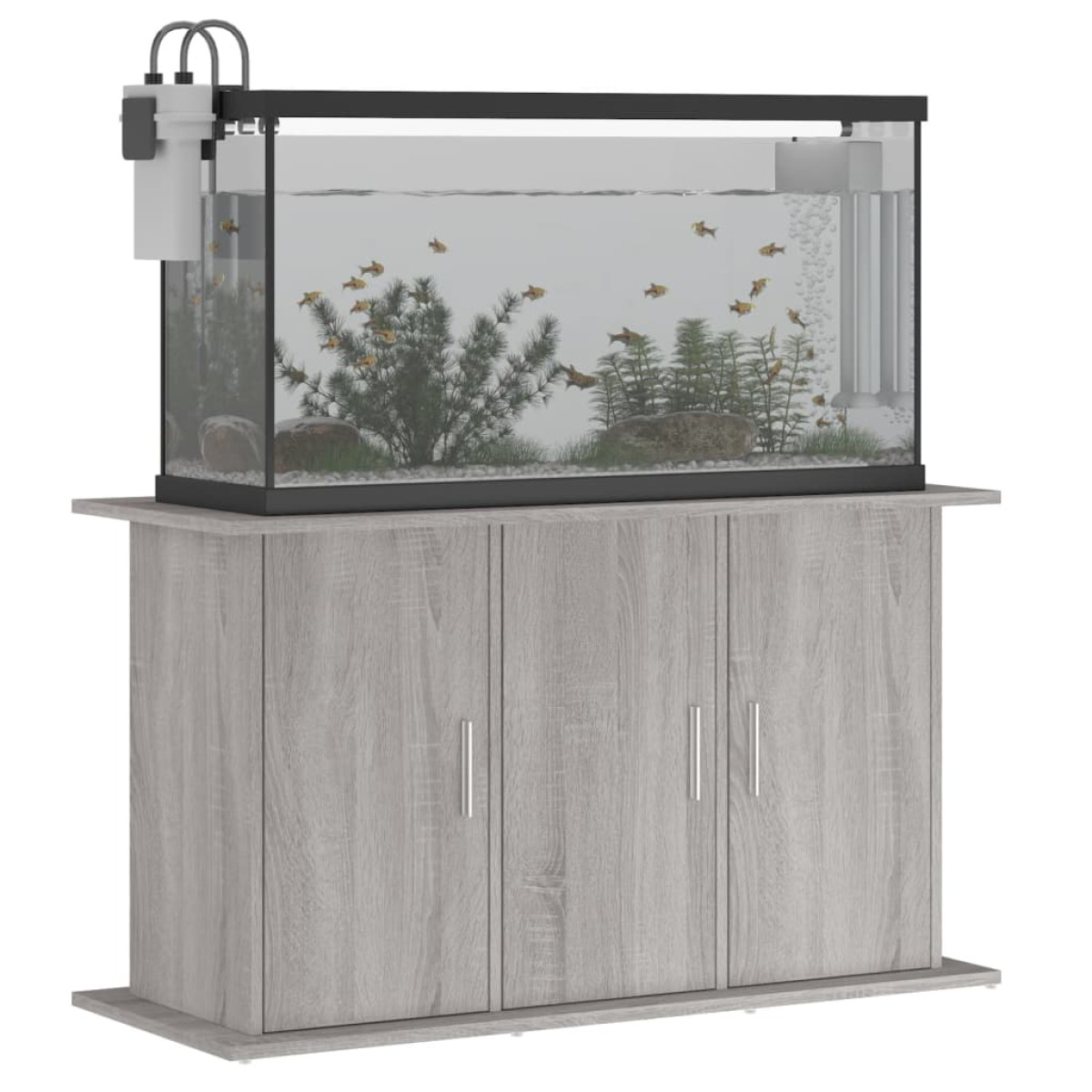 vidaXL Βάση Ενυδρείου Γκρι Sonoma 101x41x58 εκ. από Επεξεργασμένο Ξύλο