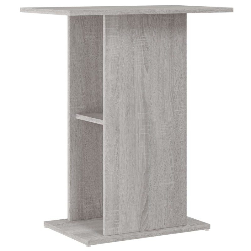 vidaXL Βάση Ενυδρείου Γκρι Sonoma 60,5x36x72,5 εκ. Επεξεργασμένο Ξύλο