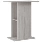 vidaXL Βάση Ενυδρείου Γκρι Sonoma 60,5x36x72,5 εκ. Επεξεργασμένο Ξύλο