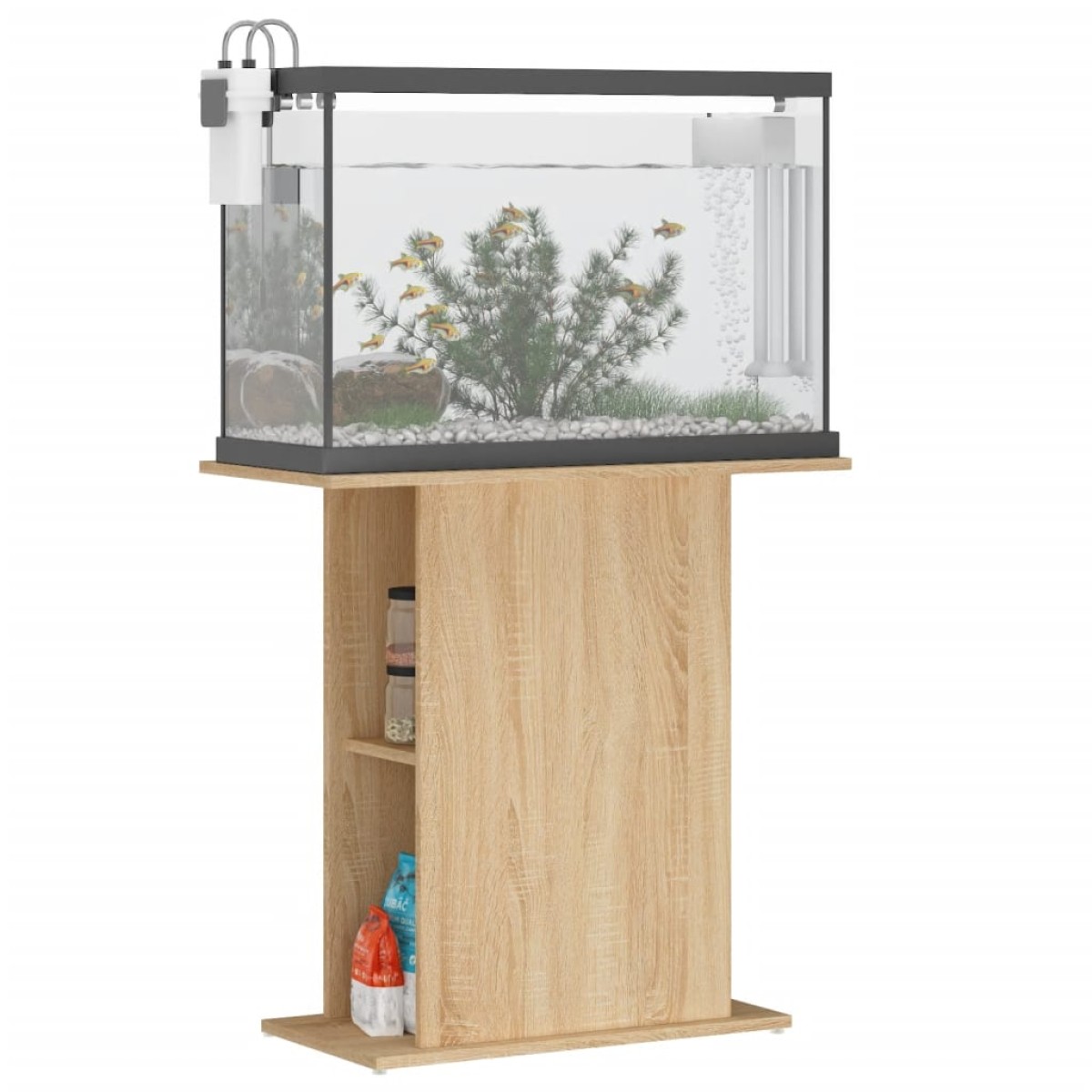 vidaXL Βάση Ενυδρείου Sonoma Δρυς 36x75x72,5 εκ. Επεξεργασμένο Ξύλο