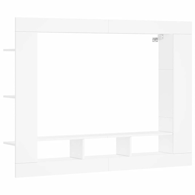 vidaXL Έπιπλο Τηλεόρασης Λευκό 152x22x113 εκ. από Επεξεργασμένο Ξύλο