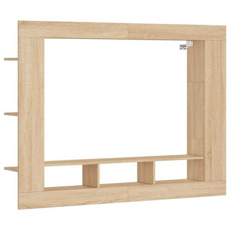 vidaXL Έπιπλο Τηλεόρασης Sonoma Δρυς 152x22x113 εκ. Επεξεργασμένο Ξύλο