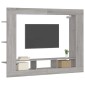 vidaXL Έπιπλο Τηλεόρασης Γκρι Sonoma 152 x 22 x 113 εκ. Επεξεργ. Ξύλο