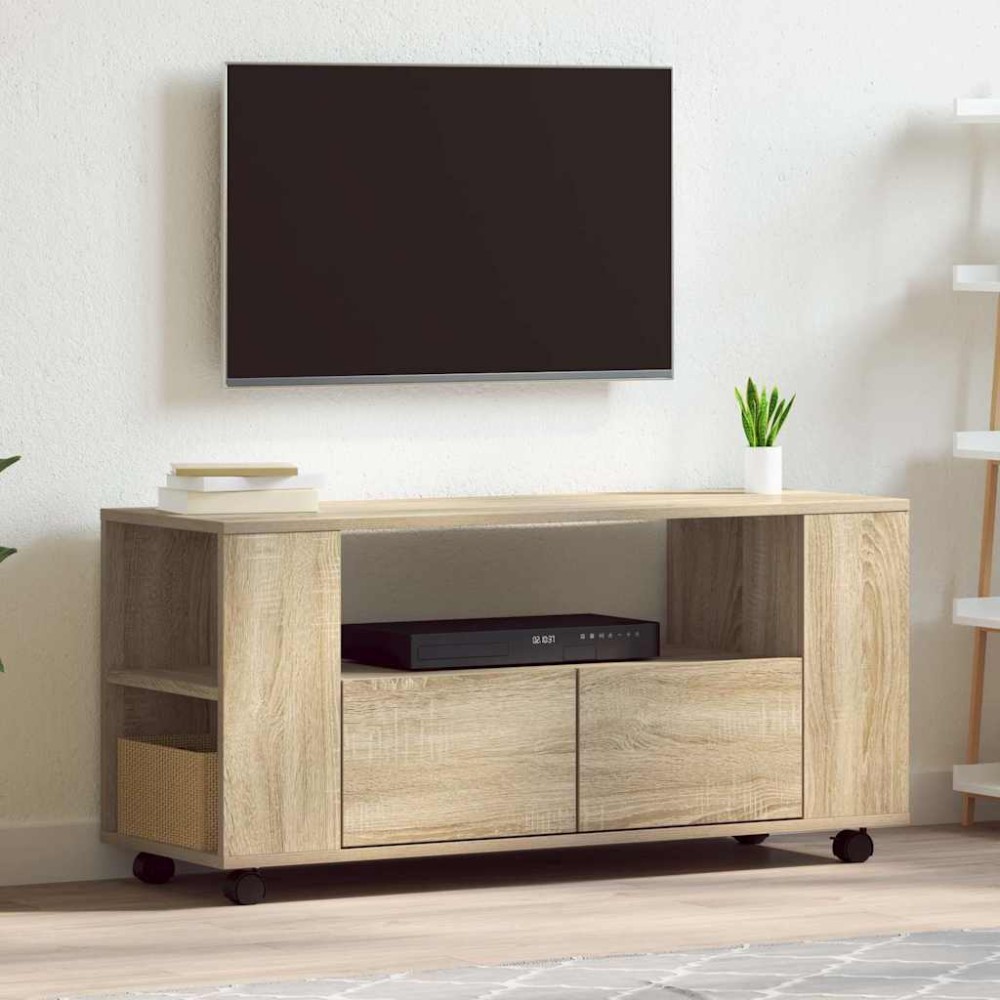 vidaXL Έπιπλο Τηλεόρασης Sonoma Δρυς 102 x 34,5 x 43 εκ. Επεξ. Ξύλο