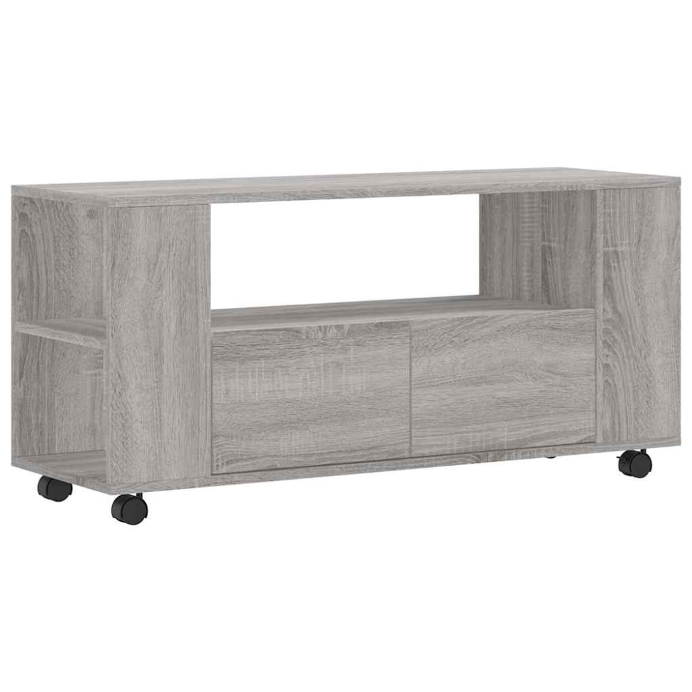 vidaXL Έπιπλο Τηλεόρασης Γκρι Sonoma 102x34,5x43 εκ. από Επεξεργ. Ξύλο