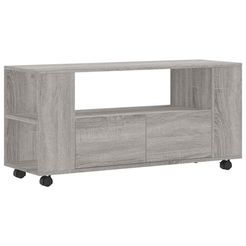 vidaXL Έπιπλο Τηλεόρασης Γκρι Sonoma 102x34,5x43 εκ. από Επεξεργ. Ξύλο