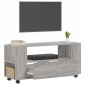 vidaXL Έπιπλο Τηλεόρασης Γκρι Sonoma 102x34,5x43 εκ. από Επεξεργ. Ξύλο