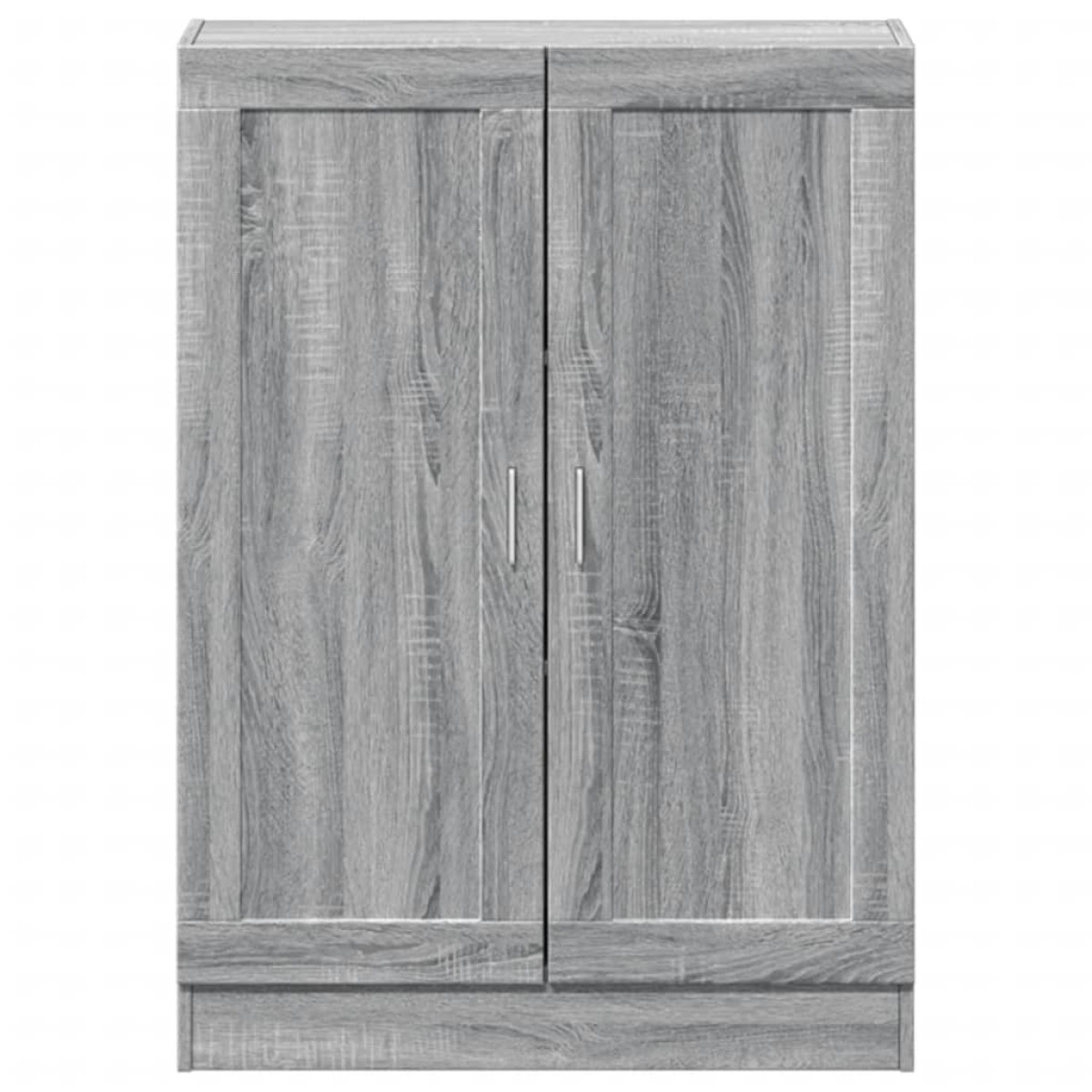vidaXL Βιβλιοθήκη Γκρι Sonoma 82,5 x 30,5 x 115 εκ. Μοριοσανίδα