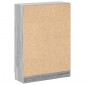 vidaXL Βιβλιοθήκη Γκρι Sonoma 82,5 x 30,5 x 115 εκ. Μοριοσανίδα