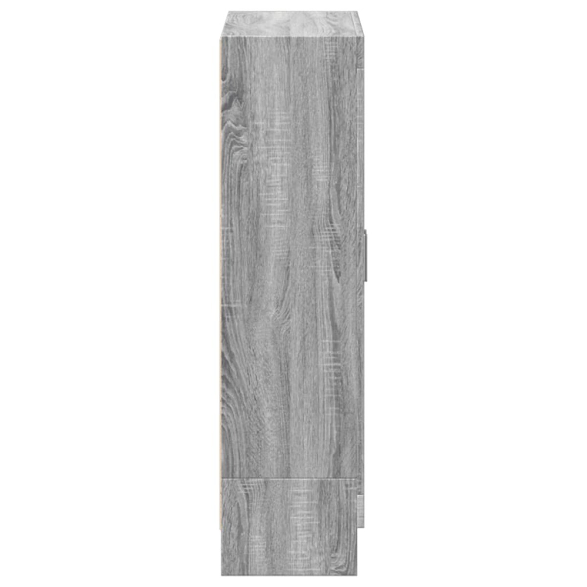 vidaXL Βιβλιοθήκη Γκρι Sonoma 82,5 x 30,5 x 115 εκ. Μοριοσανίδα