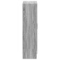 vidaXL Βιβλιοθήκη Γκρι Sonoma 82,5 x 30,5 x 115 εκ. Μοριοσανίδα