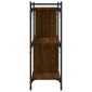 vidaXL Βιβλιοθήκη 3 Επιπέδων Καφέ Δρυς 76 x 32 x 88 εκ. Επεξ. Ξύλο