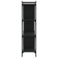 vidaXL Βιβλιοθήκη 4 Επιπέδων Μαύρη 76 x 32 x 123 εκ. από Επεξεργ. Ξύλο