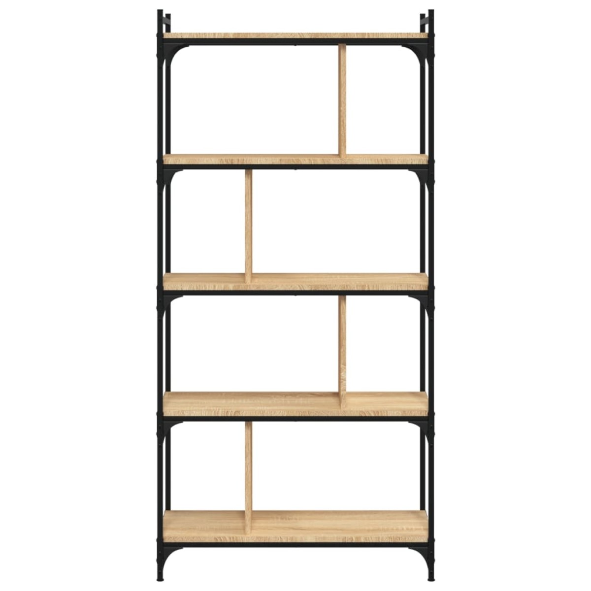 vidaXL Βιβλιοθήκη 5 Επιπέδων Sonoma Δρυς 76 x 32 x 158 εκ. Επεξ. Ξύλο