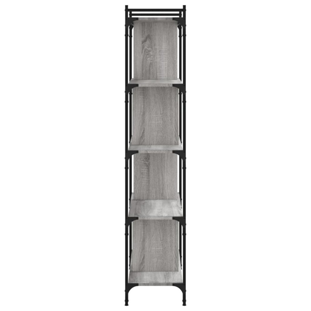 vidaXL Βιβλιοθήκη 5 Επιπέδων Γκρι Sonoma 76 x 32 x 158 εκ. Επεξ. Ξύλο