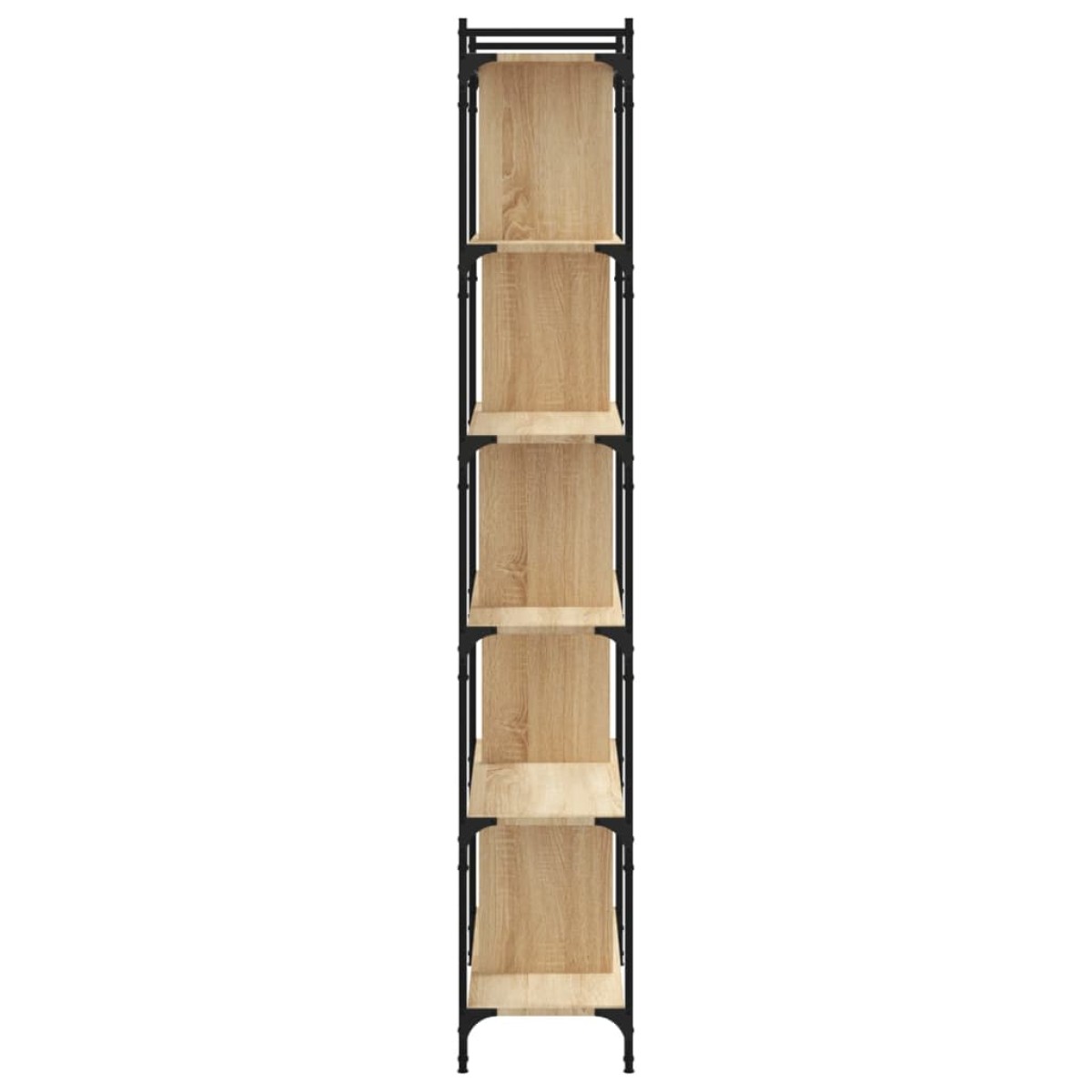 vidaXL Βιβλιοθήκη 6 Επιπέδων Sonoma Δρυς 76 x 32 x 192 εκ. Επεξ. Ξύλο