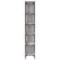 vidaXL Βιβλιοθήκη 6 Επιπέδων Γκρι Sonoma 76 x 32 x 192 εκ. Επεξ. Ξύλο
