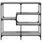 vidaXL Τραπέζι Κονσόλα Γκρι Sonoma 103x32x95 εκ. Επεξεργασμένο Ξύλο