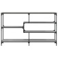 vidaXL Τραπέζι Κονσόλα Γκρι Sonoma 160x32x95 εκ. Επεξεργασμένο Ξύλο