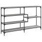 vidaXL Τραπέζι Κονσόλα Γκρι Sonoma 160x32x95 εκ. Επεξεργασμένο Ξύλο