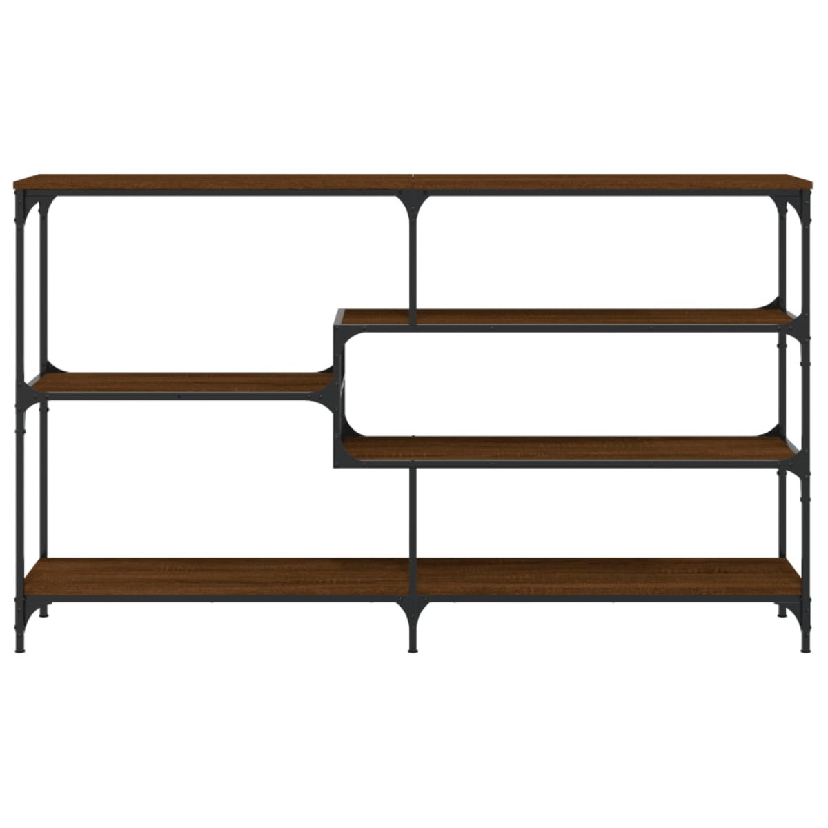 vidaXL Τραπέζι Κονσόλα Καφέ Δρυς 160x32x95 εκ. Επεξεργασμένο Ξύλο