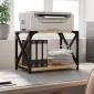 vidaXL Βάση Εκτυπωτή 2 Επιπέδων Sonoma Δρυς 44x26x31,5 εκ Επεξ. Ξύλο