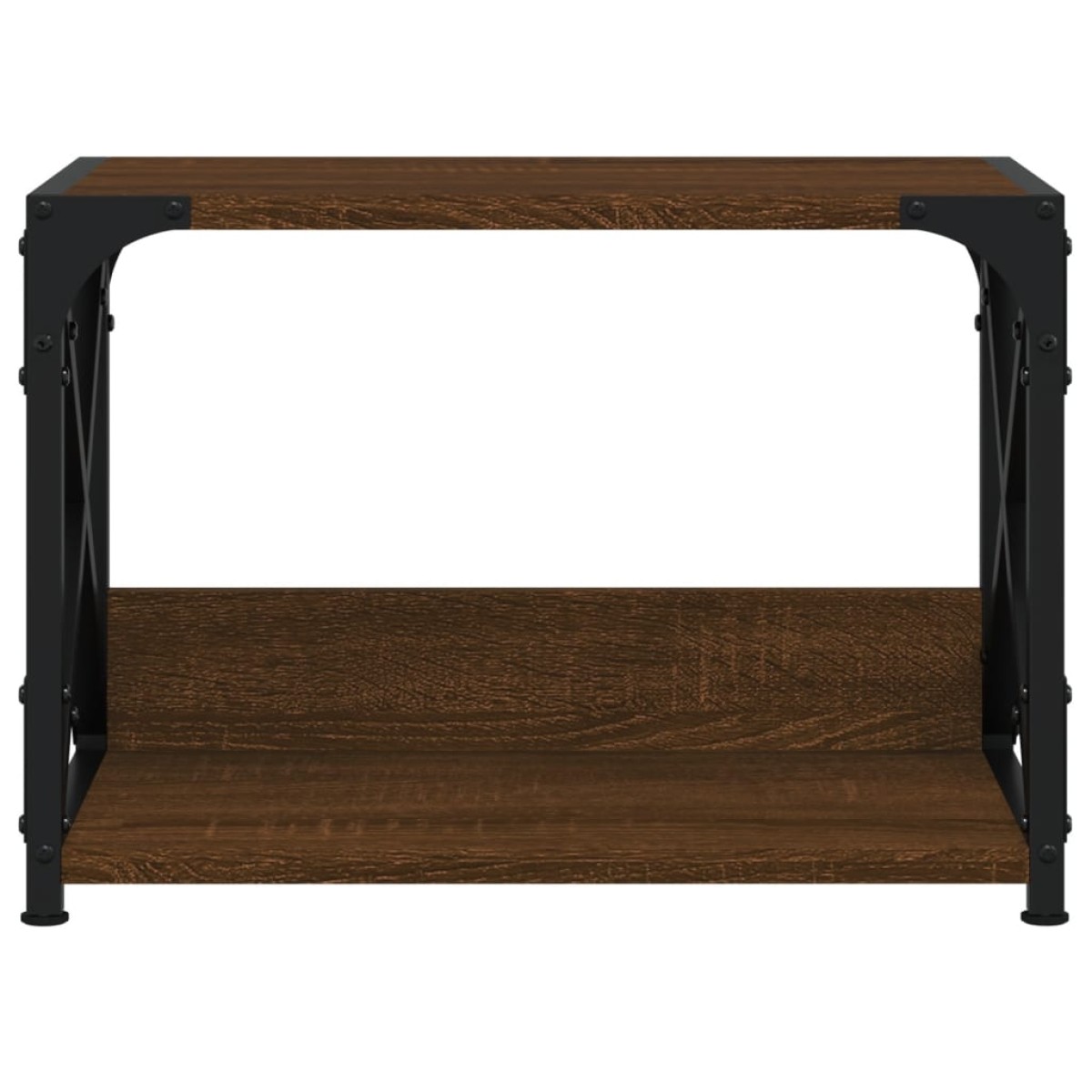 vidaXL Βάση Εκτυπωτή 2 Επιπέδων Καφέ Δρυς 44x26x31,5 εκ Επεξ. Ξύλο