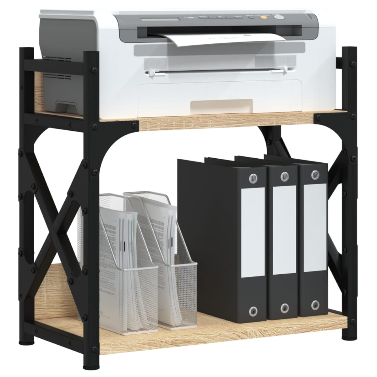 vidaXL Βάση Εκτυπωτή 2 Επιπέδων Sonoma Δρυς 40x20x40 εκ Επεξ. Ξύλο