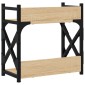 vidaXL Βάση Εκτυπωτή 2 Επιπέδων Sonoma Δρυς 40x20x40 εκ Επεξ. Ξύλο