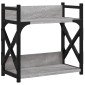 vidaXL Βάση Εκτυπωτή 2 Επιπέδων Γκρι Sonoma 40x20x40 εκ Επεξ. Ξύλο