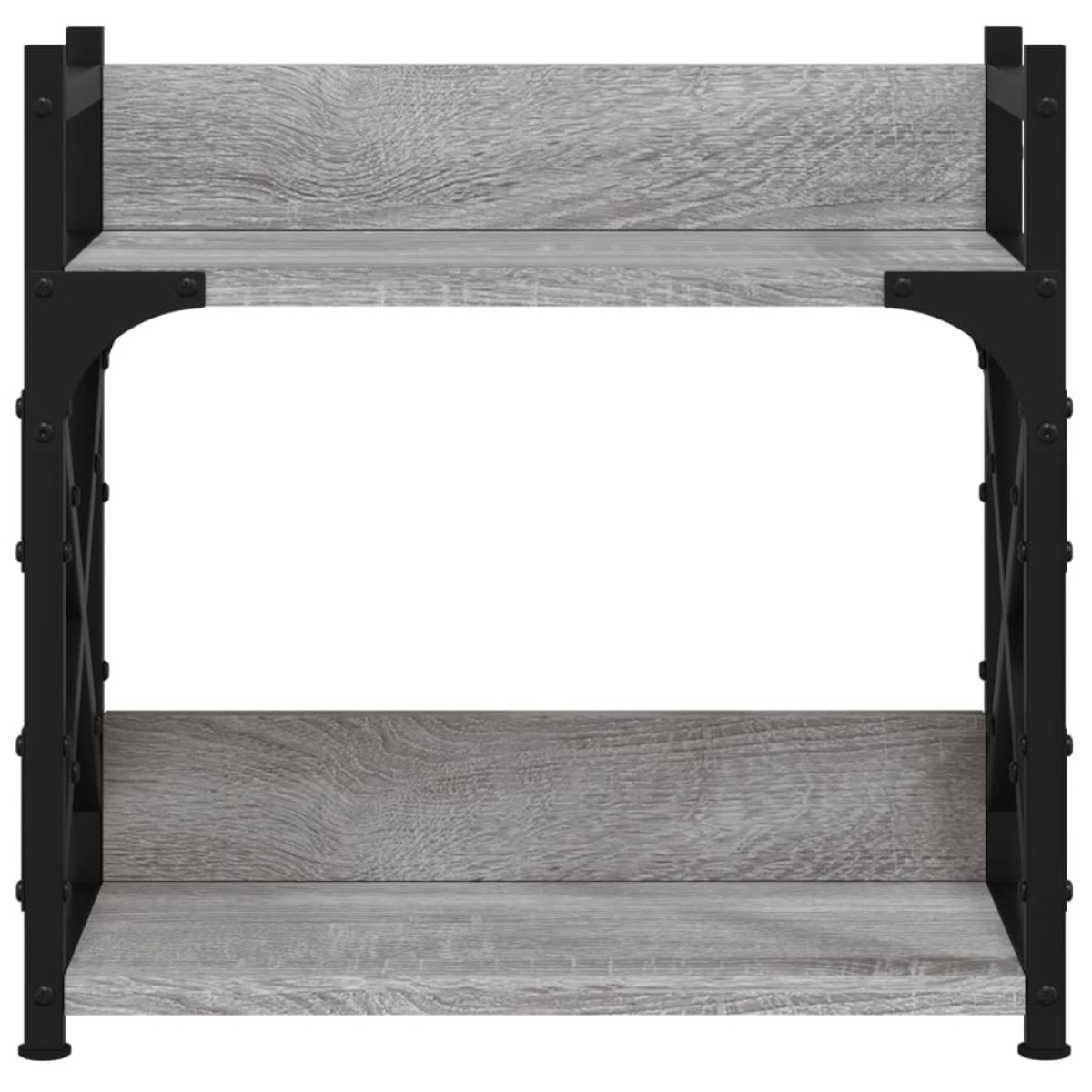 vidaXL Βάση Εκτυπωτή 2 Επιπέδων Γκρι Sonoma 40x20x40 εκ Επεξ. Ξύλο