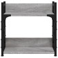 vidaXL Βάση Εκτυπωτή 2 Επιπέδων Γκρι Sonoma 40x20x40 εκ Επεξ. Ξύλο
