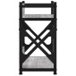 vidaXL Βάση Εκτυπωτή 2 Επιπέδων Γκρι Sonoma 40x20x40 εκ Επεξ. Ξύλο