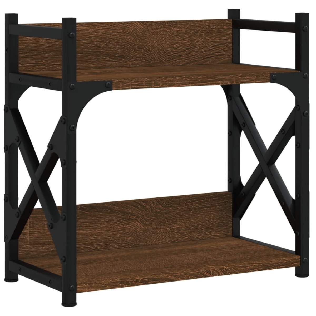 vidaXL Βάση Εκτυπωτή 2 Επιπέδων Καφέ Δρυς 40x20x40 εκ Επεξ. Ξύλο