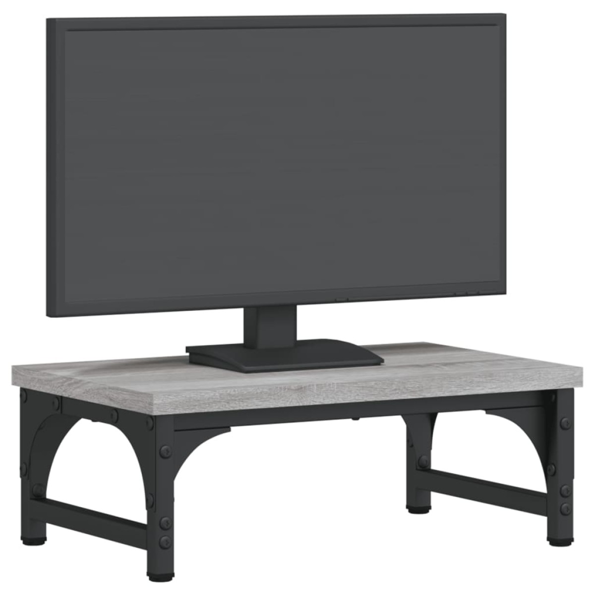 vidaXL Βάση Οθόνης Γκρι Sonoma 37x23x14 εκ. από Επεξεργασμένο Ξύλο