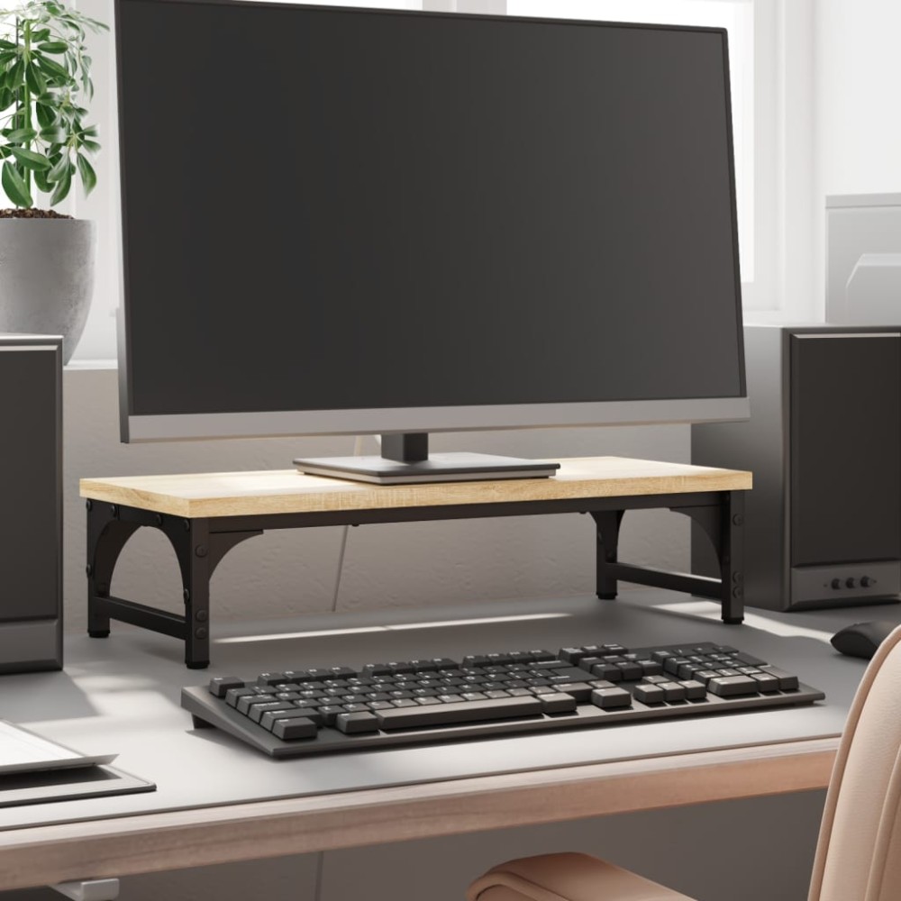 vidaXL Βάση Οθόνης Sonoma Δρυς 55 x 23 x 14 εκ. από Επεξεργασμένο Ξύλο
