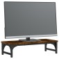 vidaXL Βάση Οθόνης Καπνιστή Δρυς 55x23x14 εκ. από Επεξεργασμένο Ξύλο