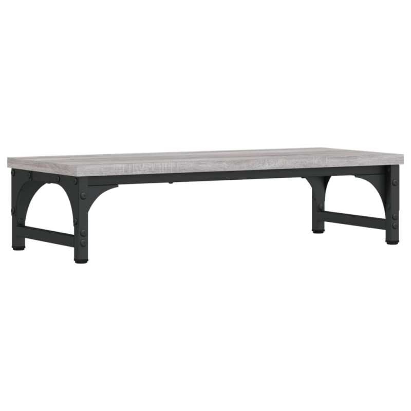 vidaXL Βάση Οθόνης Γκρι Sonoma 55 x 23 x 14 εκ. από Επεξεργασμένο Ξύλο
