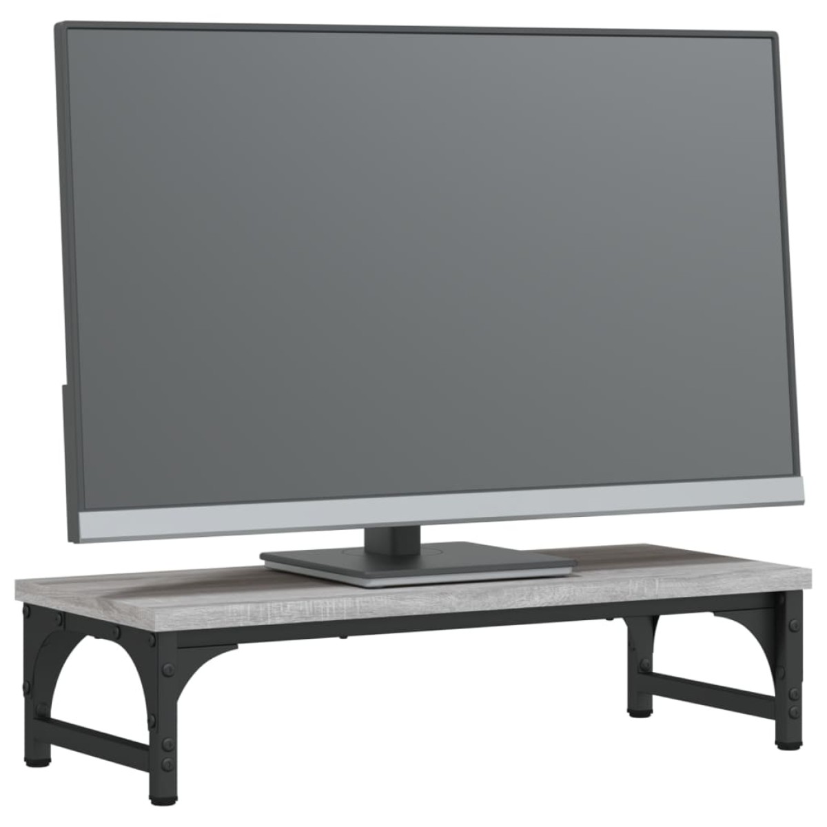vidaXL Βάση Οθόνης Γκρι Sonoma 55 x 23 x 14 εκ. από Επεξεργασμένο Ξύλο