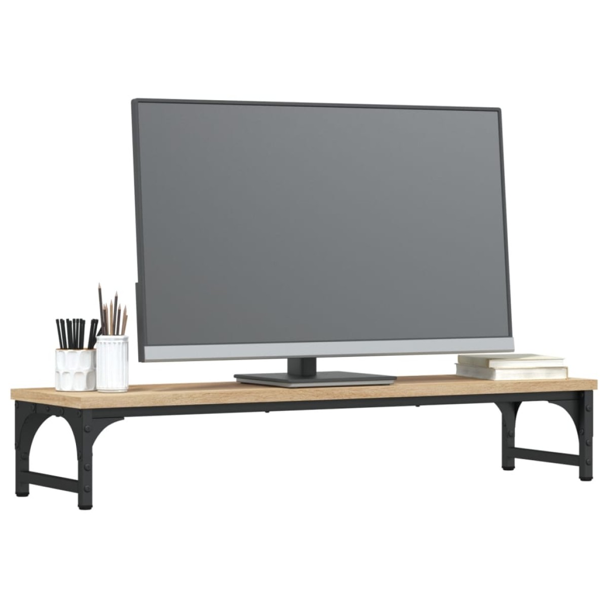 vidaXL Βάση Οθόνης Sonoma Δρυς 85x23x15,5 εκ. από Επεξεργασμένο Ξύλο