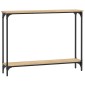vidaXL Τραπέζι Κονσόλα Sonoma Δρυς 100x22,5x75 εκ. Επεξεργασμένο Ξύλο