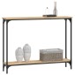 vidaXL Τραπέζι Κονσόλα Sonoma Δρυς 100x22,5x75 εκ. Επεξεργασμένο Ξύλο